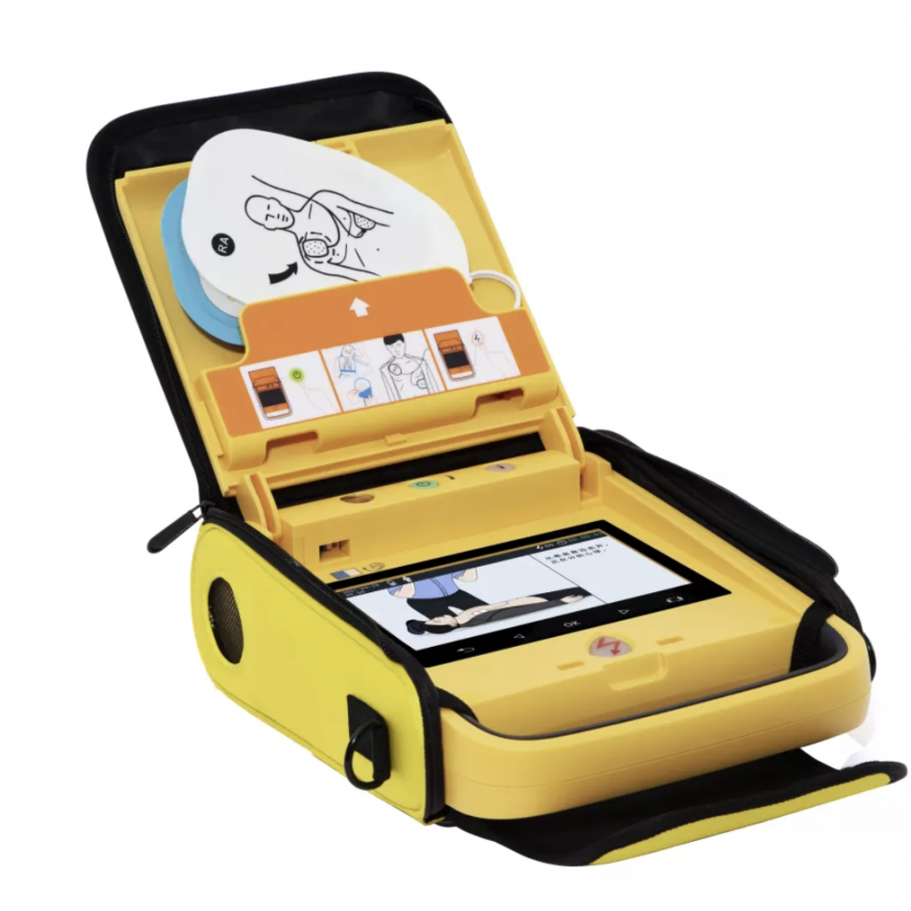 Απινιδωτής AED i5 (GR, EN, RU) set with battery universal pads and bag Απινιδωτής AED i5 (GR, EN, RU) set with battery universal pads and bag
