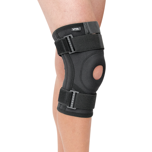 Επιγονατίδα Ελαφρού Neoprene με Οπή Σταθεροποίησης, Δέστρες Velcro και Μπανέλες Spiral. Αμφιδέξια. Μαύρο. VITA 06-2-036. Επιγονατίδα Ελαφρού Neoprene με Οπή Σταθεροποίησης, Δέστρες Velcro και Μπανέλες Spiral. Αμφιδέξια. Μαύρο. VITA 06-2-036.