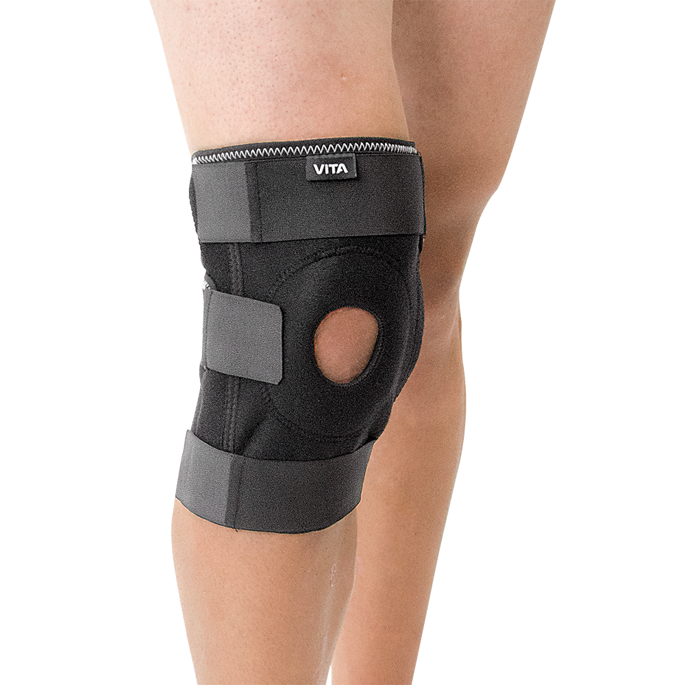 Επιγονατίδα Αεριζόμενου Neoprene 'AIRTEX' με Μπανέλες. Αμφιδέξια. One Size. Μαύρη. VITA 06-2-064. Επιγονατίδα Αεριζόμενου Neoprene 'AIRTEX' με Μπανέλες. Αμφιδέξια. One Size. Μαύρη. VITA 06-2-064.