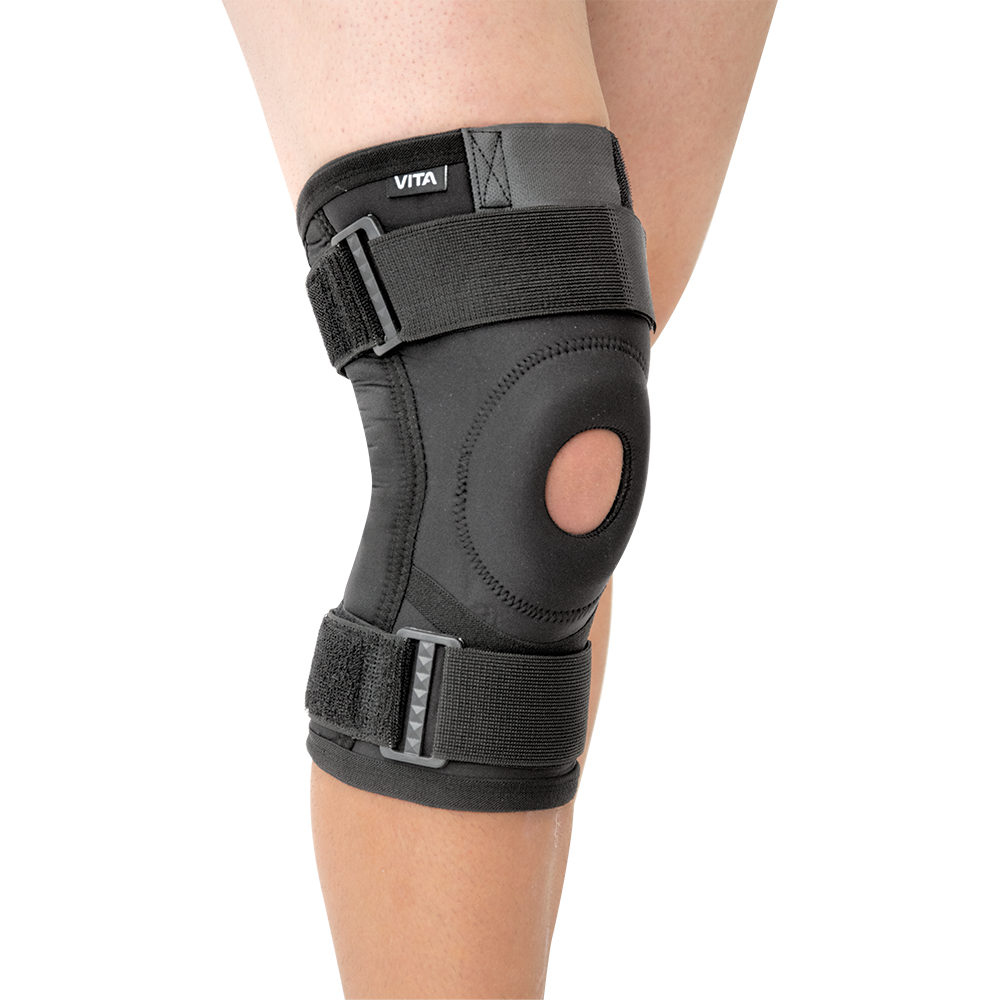 Επιγονατίδα από Neoprene με Άρθρωση Στήριξης και Δέστρες. Αμφιδέξια. Μαύρο. VITA 06-2-073. Επιγονατίδα από Neoprene με Άρθρωση Στήριξης και Δέστρες. Αμφιδέξια. Μαύρο. VITA 06-2-073.
