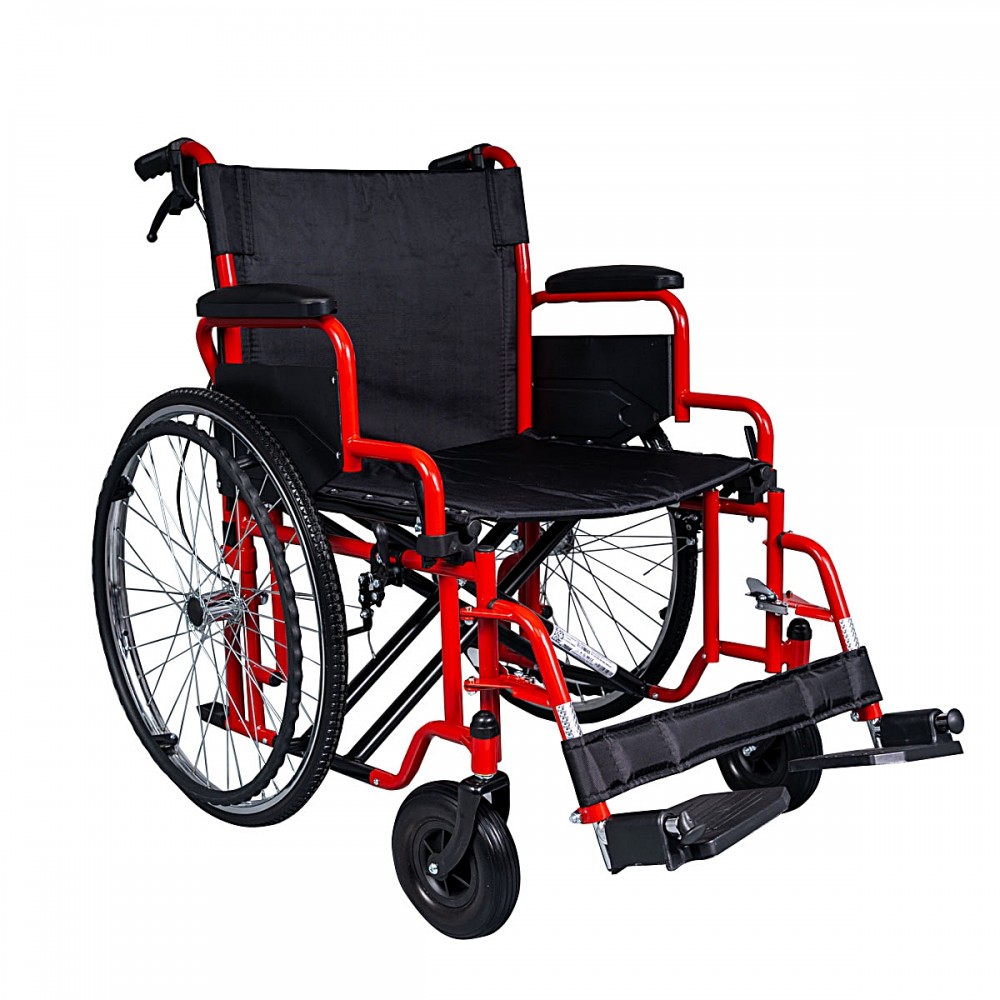 Αναπηρικό Αμαξίδιο Βαρέος Τύπου για Χρήστη 182Kg. Πλάτος Καθίσματος 56cm. Κόκκινο-Μαύρο. 0808527. Αναπηρικό Αμαξίδιο Βαρέος Τύπου για Χρήστη 182Kg. Πλάτος Καθίσματος 56cm. Κόκκινο-Μαύρο. 0808527.