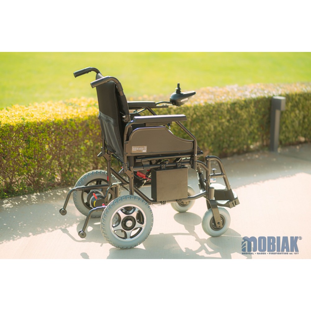 Αμαξίδιο Ηλεκτροκίνητο “HERMES II”. Πτυσσόμενο. Πλάτος Καθίσματος 45cm. Βάρος Χρήστη 120Kg. Σκούρο Γκρι. 0811315. Αμαξίδιο Ηλεκτροκίνητο “HERMES II”. Πτυσσόμενο. Πλάτος Καθίσματος 45cm. Βάρος Χρήστη 120Kg. Σκούρο Γκρι. 0811315.