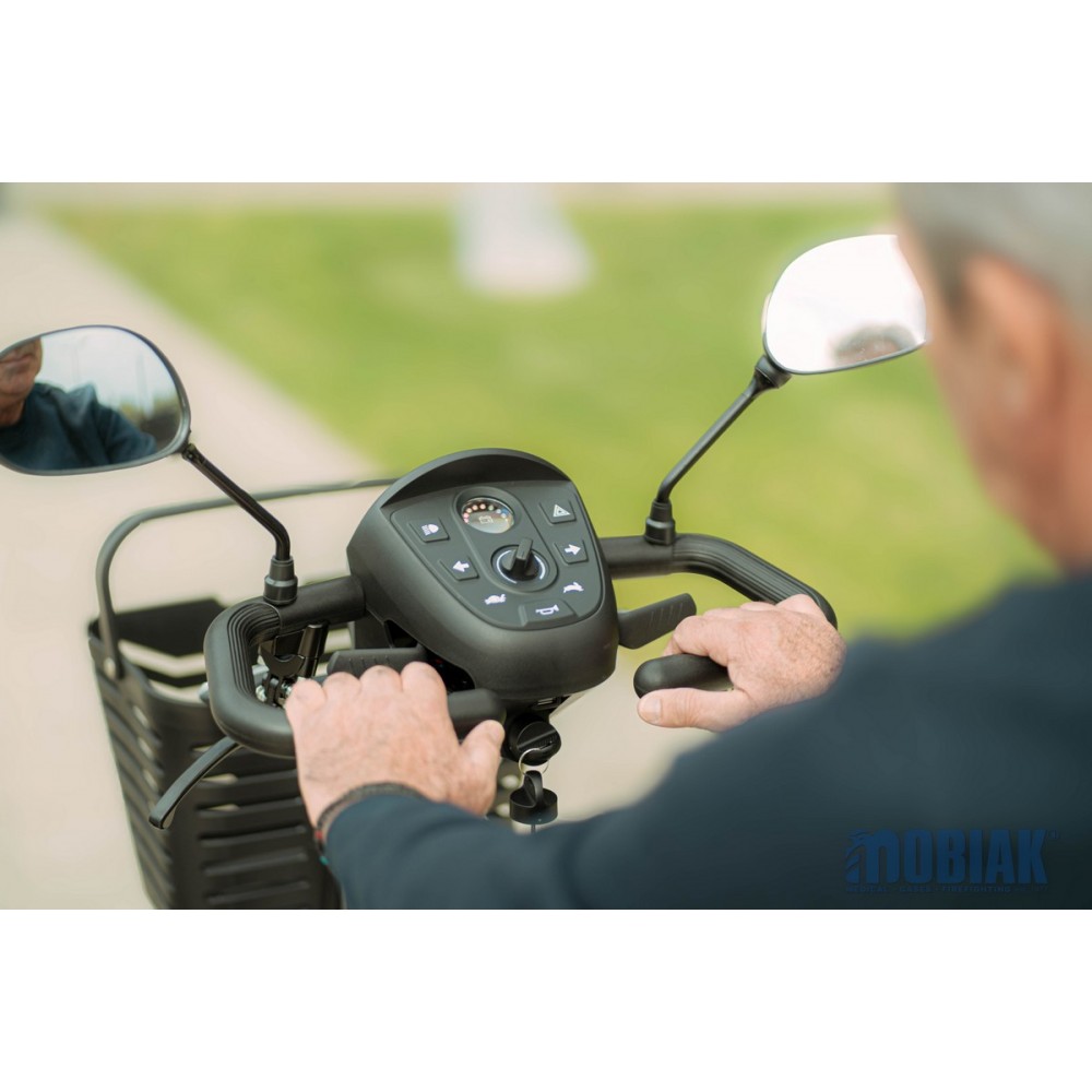 Αμαξίδιο Τύπου Scooter ARES με Αναπαυτικό Περιστρεφόμενο Κάθισμα-Πολυθρόνα. Ασημί. 0811820. Αμαξίδιο Τύπου Scooter ARES με Αναπαυτικό Περιστρεφόμενο Κάθισμα-Πολυθρόνα. Ασημί. 0811820.