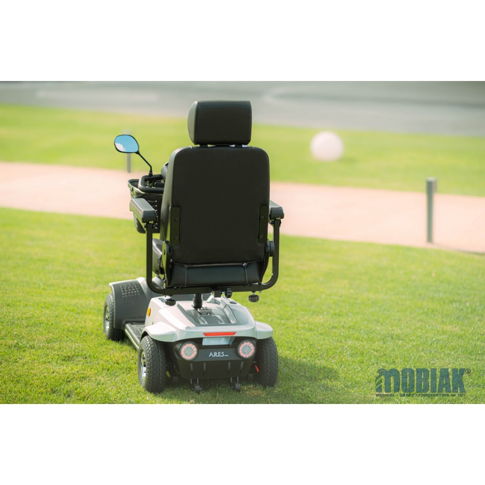 Αμαξίδιο Τύπου Scooter ARES με Αναπαυτικό Περιστρεφόμενο Κάθισμα-Πολυθρόνα. Ασημί. 0811820. Αμαξίδιο Τύπου Scooter ARES με Αναπαυτικό Περιστρεφόμενο Κάθισμα-Πολυθρόνα. Ασημί. 0811820.