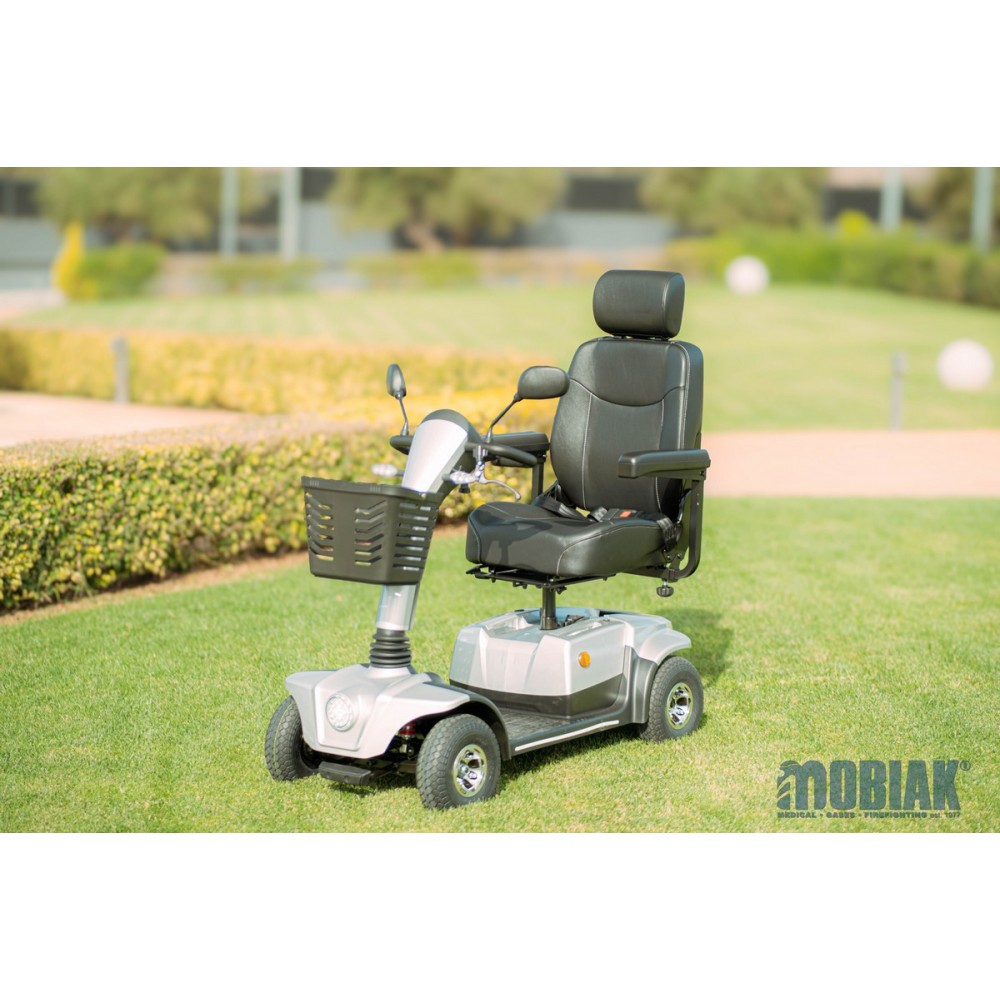 Αμαξίδιο Τύπου Scooter ARES με Αναπαυτικό Περιστρεφόμενο Κάθισμα-Πολυθρόνα. Ασημί. 0811820. Αμαξίδιο Τύπου Scooter ARES με Αναπαυτικό Περιστρεφόμενο Κάθισμα-Πολυθρόνα. Ασημί. 0811820.