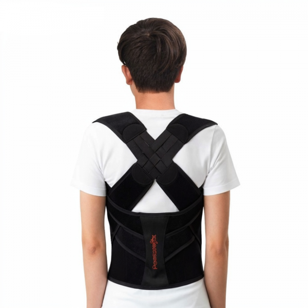Ορθοπεδικό Γιλέκο Διόρθωσης Στάσης Σώµατος Posturefix V4Kids. One Size. Μαύρο. Ορθοπεδικό Γιλέκο Διόρθωσης Στάσης Σώµατος Posturefix V4Kids. One Size. Μαύρο.