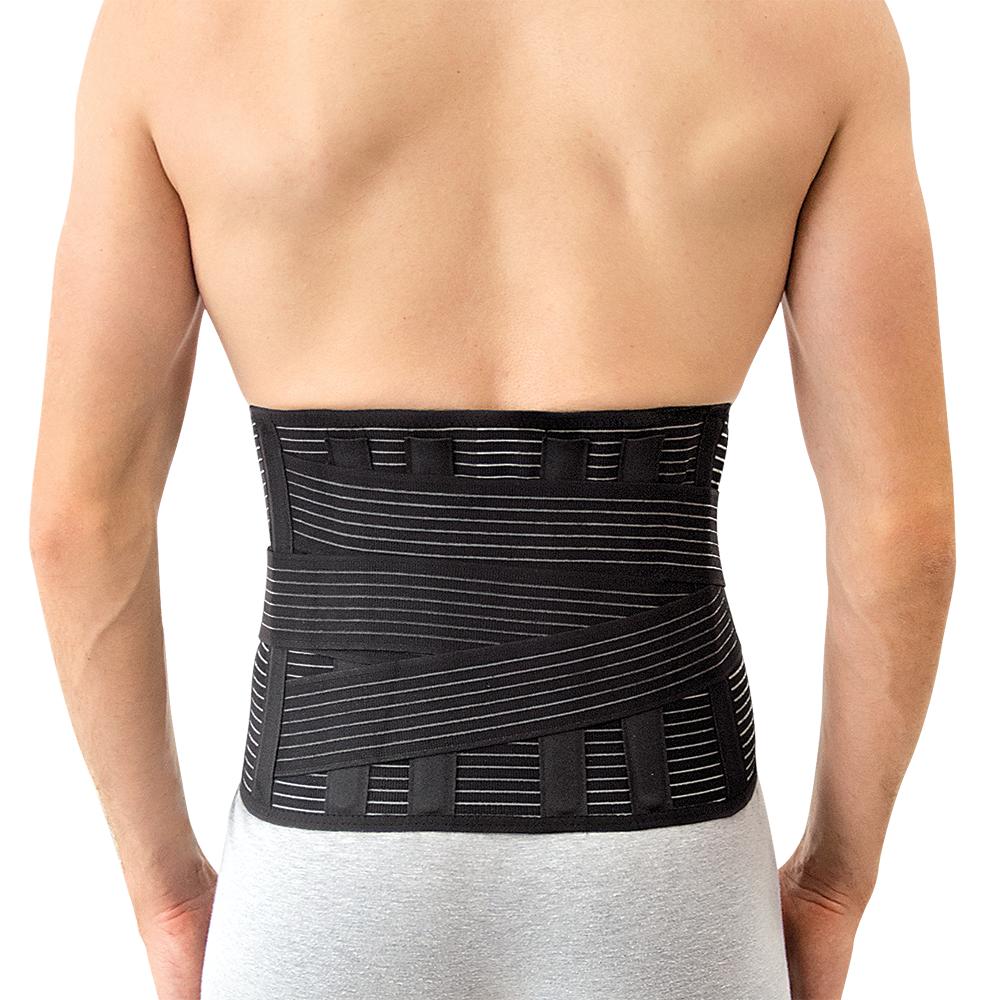 Ζώνη Οσφύoς με Δεστρες και Οπίσθιες Μπανέλες Lumbostad. Μαύρο. Vita 04-2-054. 