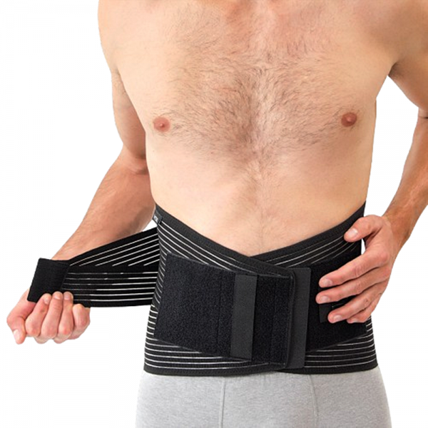 Ζώνη Οσφύoς με Δεστρες και Οπίσθιες Μπανέλες Lumbostad. Μαύρο. Vita 04-2-054. 