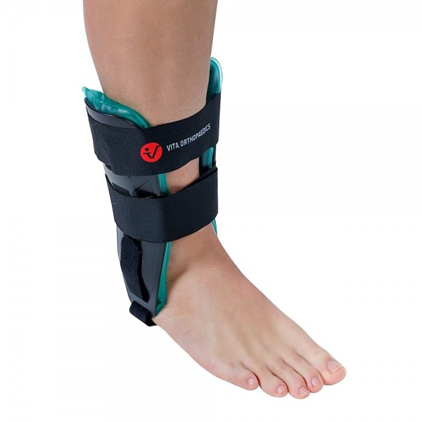 Νάρθηκας Ποδοκνημικής Διπλής Βαλβίδας "VT-PRIME" Gel. Αμφιδέξιος. Μαύρο. One Size. VITA 06-2-083. 