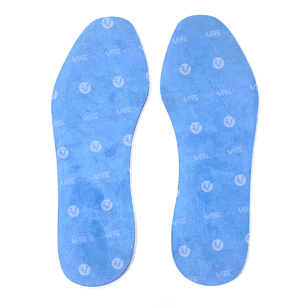 Ανδρικά Πέλματα Σιλικόνης με Επένδυση Μικροϊνών F065/1. One Size. Ζεύγος. Μπλε. VITA 07-2-040.