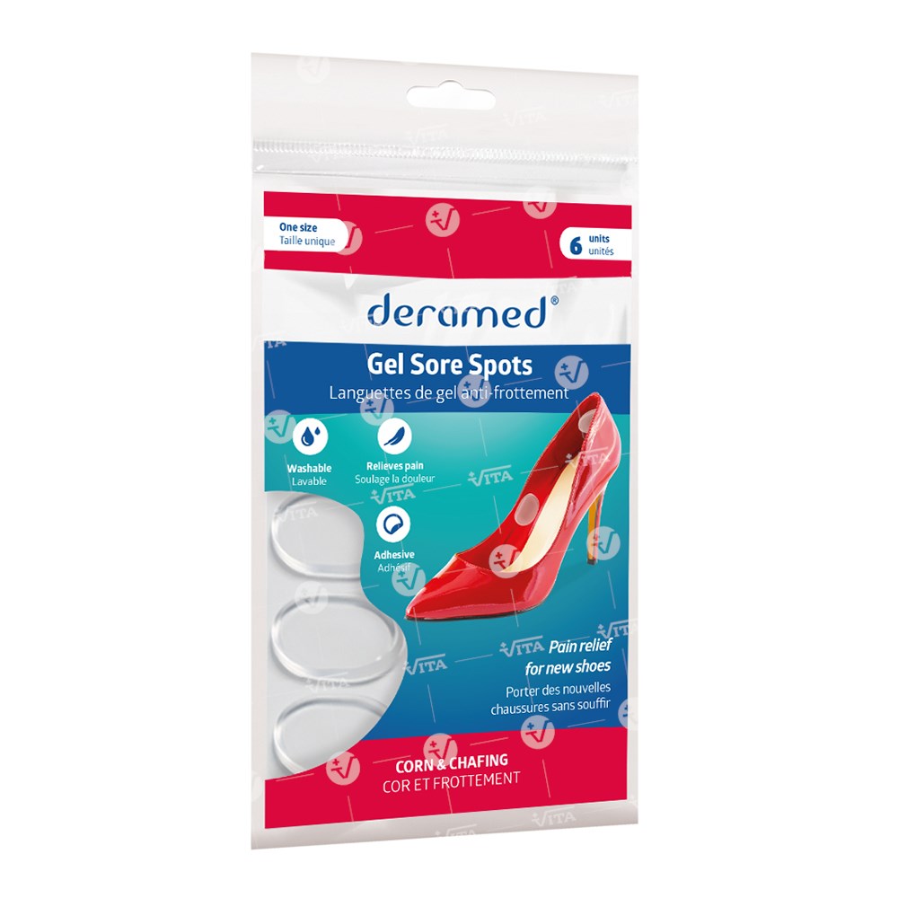 Επιθέματα Προστασίας για Υποδήματα GEL SORE SPOTS. One Size. 6 Τεμάχια. VITA 07-2-062. Επιθέματα Προστασίας για Υποδήματα GEL SORE SPOTS. One Size. 6 Τεμάχια. VITA 07-2-062.
