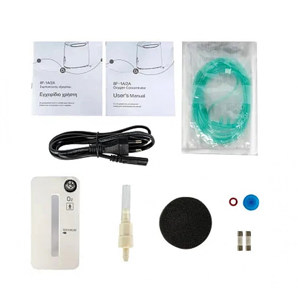 Συμπυκνωτής Οξυγόνου Yuwell 8F-2A. Παροχή Οξυγόνου 2 Λίτρων. Μικρός-Ελαφρύς-Αθόρυβος. 0803420. 