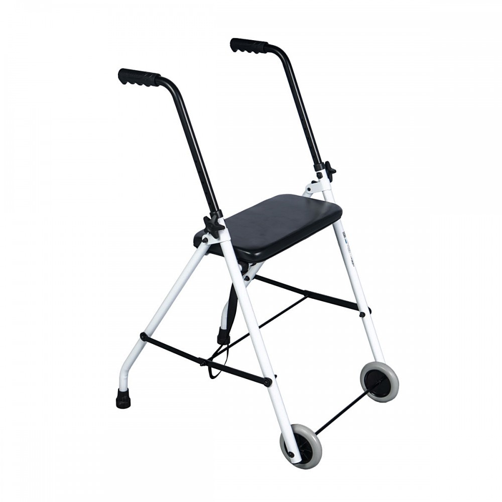 Rollator Δίτροχο με Κάθισμα. Πτυσσόμενο. Λευκό. Βάρος Χρήστη έως 136Kg. 0805408. Rollator Δίτροχο με Κάθισμα. Πτυσσόμενο. Λευκό. Βάρος Χρήστη έως 136Kg. 0805408.