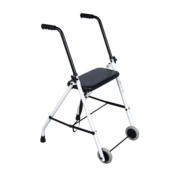 Rollator Δίτροχο με Κάθισμα. Πτυσσόμενο. Λευκό. Βάρος Χρήστη έως 136Kg. 0805408. Rollator Δίτροχο με Κάθισμα. Πτυσσόμενο. Λευκό. Βάρος Χρήστη έως 136Kg. 0805408.