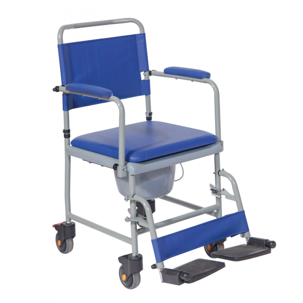 Αναπηρικό Αμαξίδιο Σταθερού Σκελετού “CYAN” με Δοχείο Τουαλέτας για Χρήστες έως 136Kg. 0805453. 