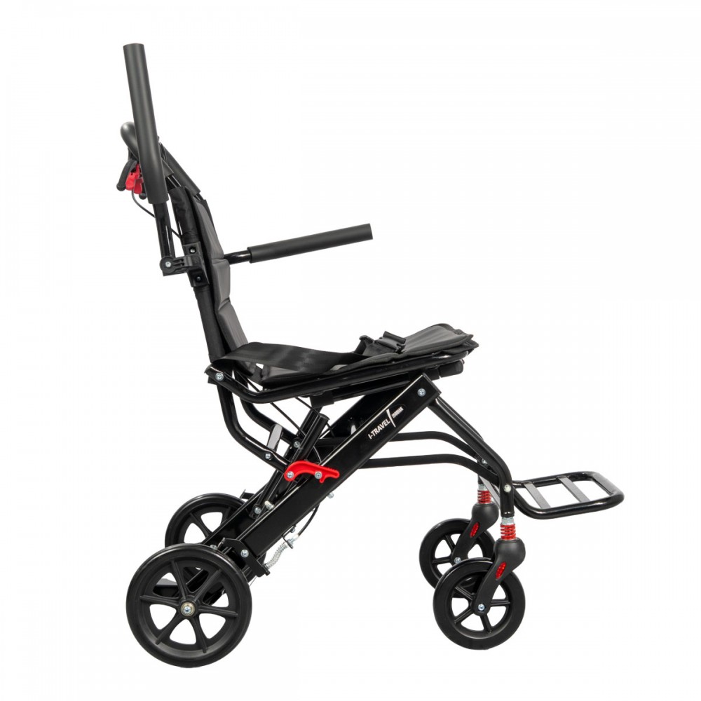 Αναδιπλούμενο Αμαξίδιο Μεταφοράς “I-TRAVEL”. Αλουμινίου. Τροχοί 8". Μέγιστο Βάρος 136Kg. 0805662. 