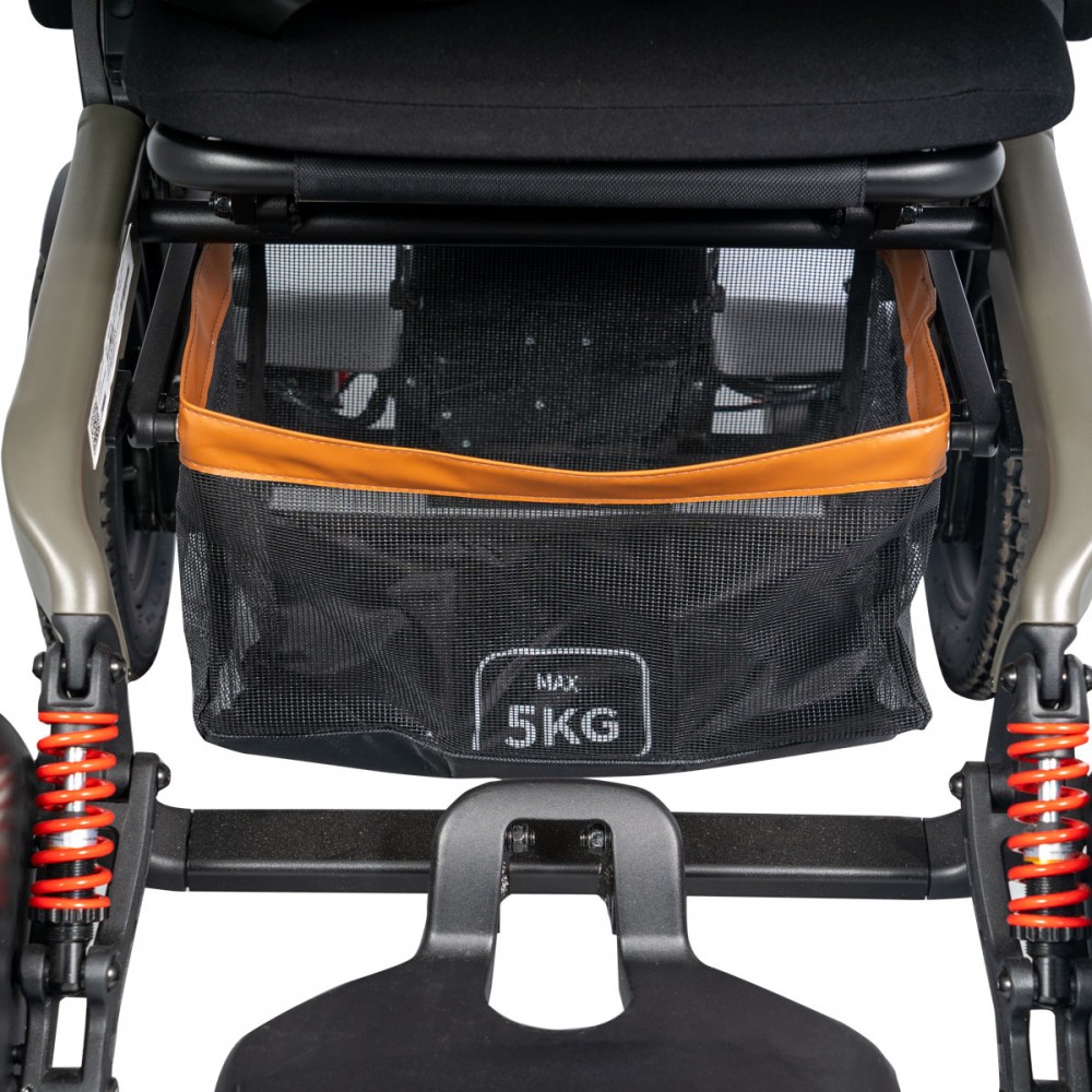 Ηλεκτροκίνητο Αμαξίδιο "TURBOTECH" Μεγάλης Ταχύτητας-Αυτονομίας. Τροχοί Off-Road 12". Βάρος Χρήστη 150Kg. 0805722.