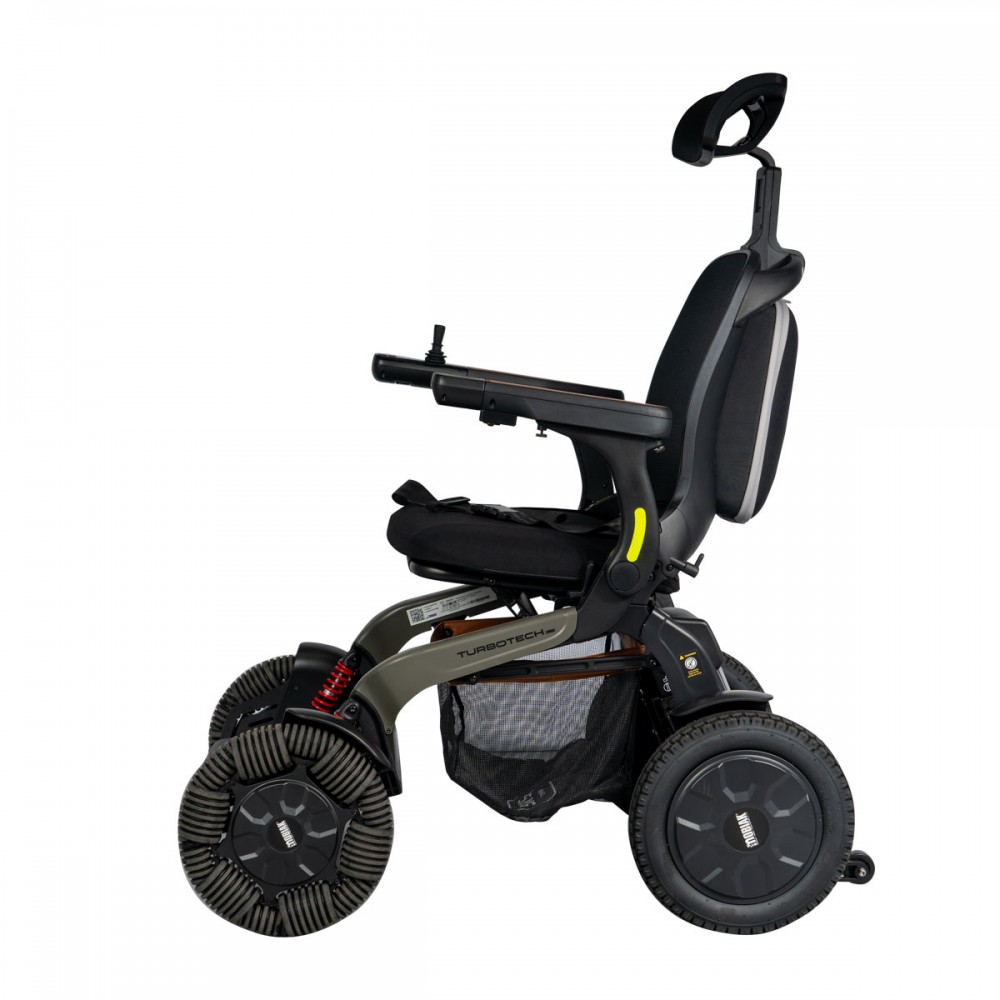 Ηλεκτροκίνητο Αμαξίδιο "TURBOTECH" Μεγάλης Ταχύτητας-Αυτονομίας. Τροχοί Off-Road 12". Βάρος Χρήστη 150Kg. 0805722.