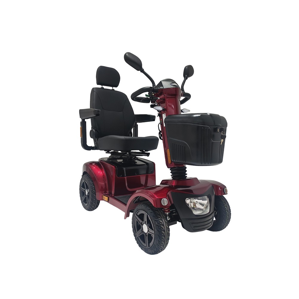 Αμαξίδιο Scooter Perseus ΙΙ Ηλεκτροκίνητο. Ταχύτητα 15Km/h. Μέγιστο Φορτίο 190Kg. Κόκκινο. 0805763. 