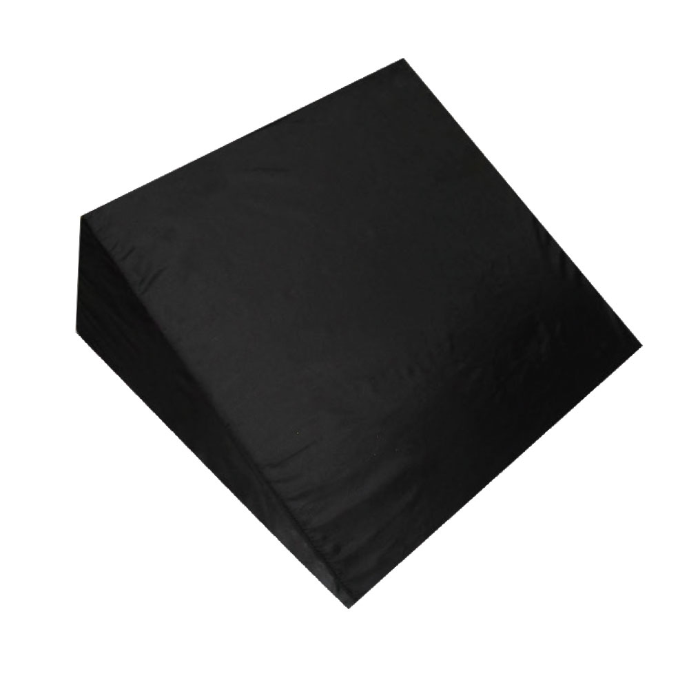Μαξιλάρι Κρεβατιού Σφήνα με Κλίση. 60x60x30 cm. Μαύρο. Mobiakcare 0807949.
