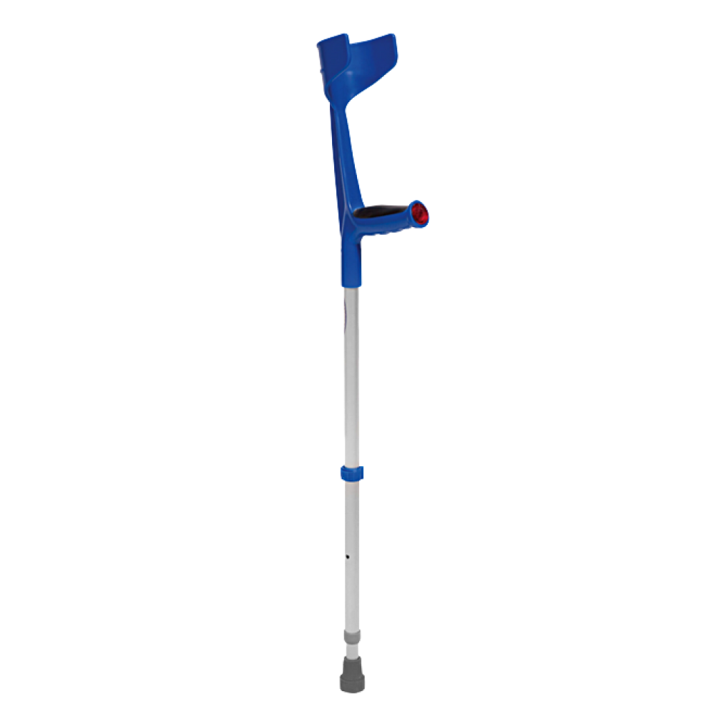 Βακτηρία Αγκώνος Ενισχυμένη με Σταθερή Λαβή Μπλε. 70-96cm. Βάρος Χρήστη 120Kg. 0808466. 