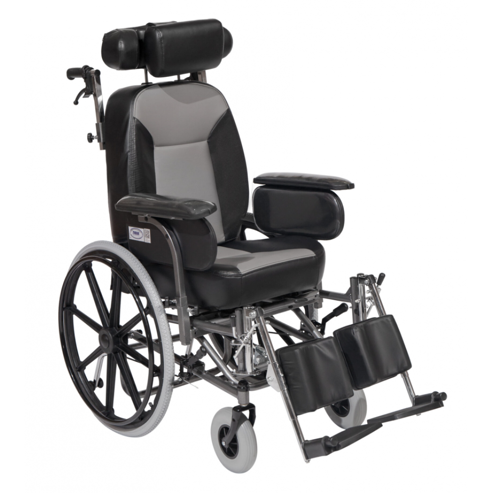 Αναπηρικό Ανακλινόμενης Πλάτης Αμαξίδιο Ειδικού Τύπου Reclining. Τροχός 24
