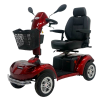 Ηλεκτροκίνητο Αμαξίδιο Scooter 'LESTE 2' Ρυθμιζόμενο Τιμόνι-Αναρτήσεις. Ψηφιακό Ταμπλό. Κόκκινο. 0811154.
