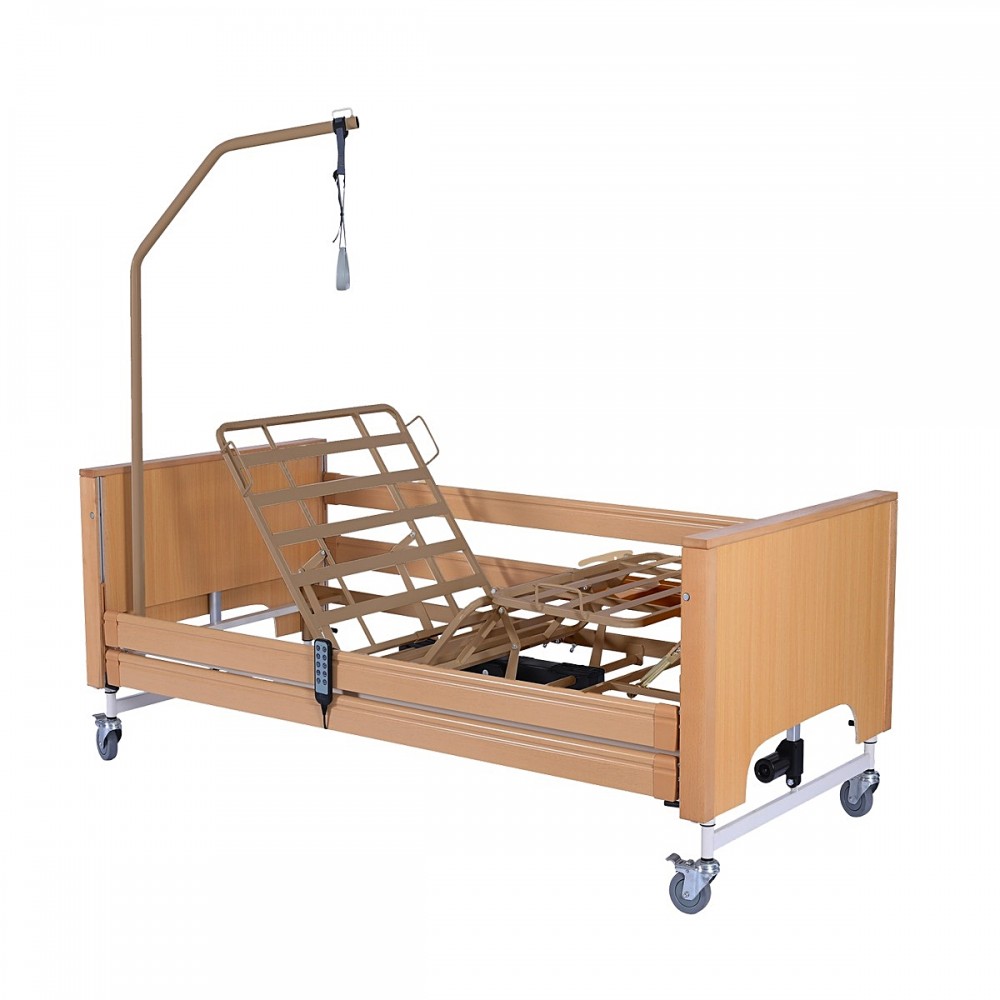 Κρεβάτι Νοσηλείας Ηλεκτρικό Πολύσπαστο “LIBRA II” με Αναρτήρα και Διπλές Ξύλινες Μετώπες. 200x90cm. Ασφαλές Φορτίο 180Kg. 0811241. Κρεβάτι Νοσηλείας Ηλεκτρικό Πολύσπαστο “LIBRA II” με Αναρτήρα και Διπλές Ξύλινες Μετώπες. 200x90cm. Ασφαλές Φορτίο 180Kg. 0811241.