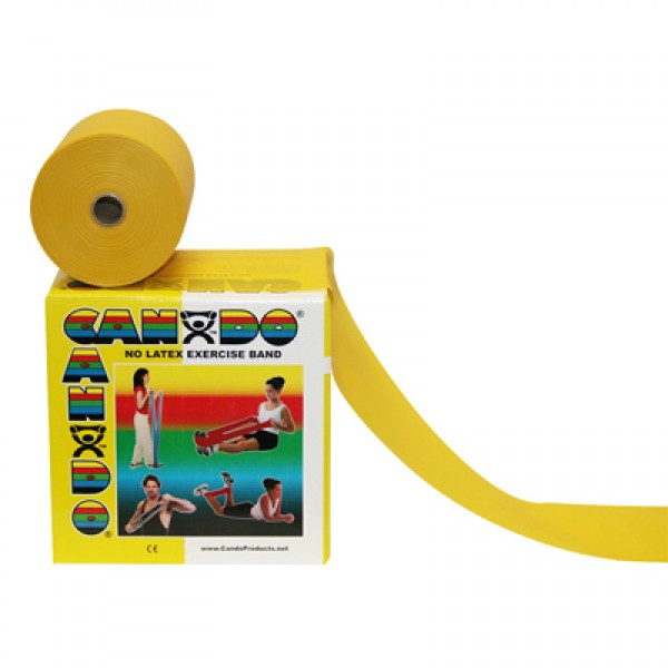 Ελαστική Ταινία Εξάσκησης CanDo® Exercise Stretch Band σε Ρολό. Κίτρινο Μαλακό 1x. Latex free. 45,5m x 12,7cm. Πώληση Ανά Μέτρο. Ελαστική Ταινία Εξάσκησης CanDo® Exercise Stretch Band σε Ρολό. Κίτρινο Μαλακό 1x. Latex free. 45,5m x 12,7cm. Πώληση Ανά Μέτρο.