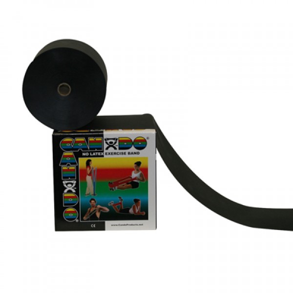 Ελαστική Ταινία Εξάσκησης CanDo® Exercise Stretch Band σε Ρολό. Μαύρο Σκληρό 1x. Latex free. 45,5m x 12,7cm. Πώληση Ανά Μέτρο. Ελαστική Ταινία Εξάσκησης CanDo® Exercise Stretch Band σε Ρολό. Μαύρο Σκληρό 1x. Latex free. 45,5m x 12,7cm. Πώληση Ανά Μέτρο.