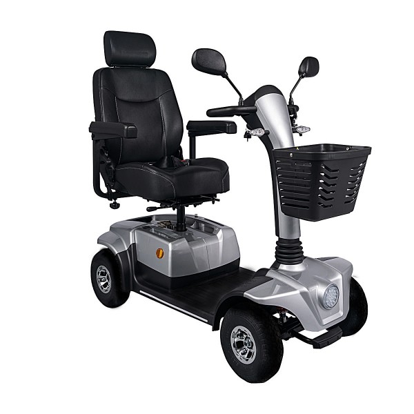 Αμαξίδιο Τύπου Scooter ARES με Αναπαυτικό Περιστρεφόμενο Κάθισμα-Πολυθρόνα. Ασημί. 0811820. Αμαξίδιο Τύπου Scooter ARES με Αναπαυτικό Περιστρεφόμενο Κάθισμα-Πολυθρόνα. Ασημί. 0811820.