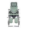 Αναπηρικό Ανακλινόμενο Αμαξίδιο  “PROTEUS IV” Reclining με Δοχείο Τουαλέτα Σχήματος U. 0811928. 