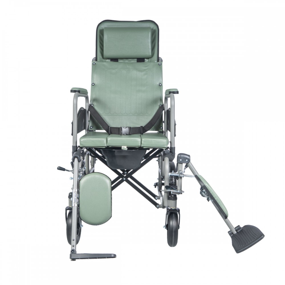 Αναπηρικό Ανακλινόμενο Αμαξίδιο  “PROTEUS IV” Reclining με Δοχείο Τουαλέτα Σχήματος U. 0811928. 