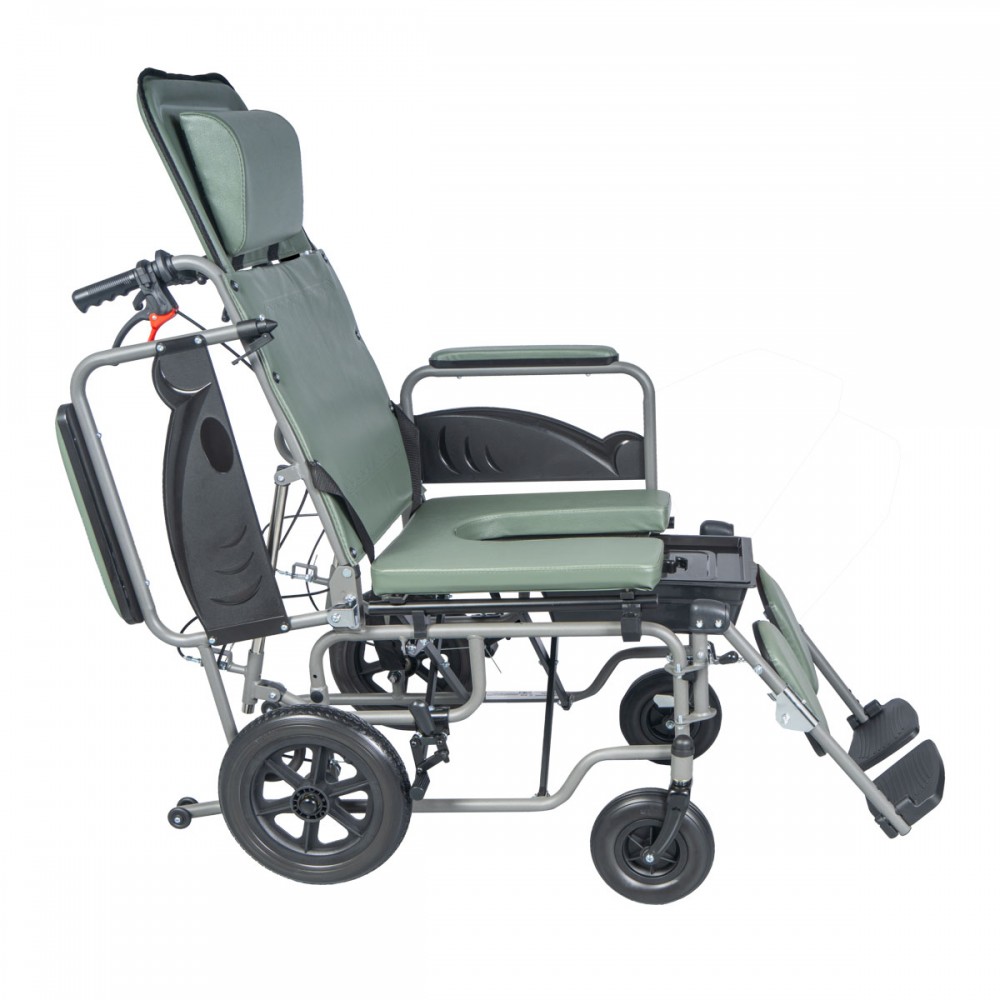 Αναπηρικό Ανακλινόμενο Αμαξίδιο  “PROTEUS IV” Reclining με Δοχείο Τουαλέτα Σχήματος U. 0811928. 