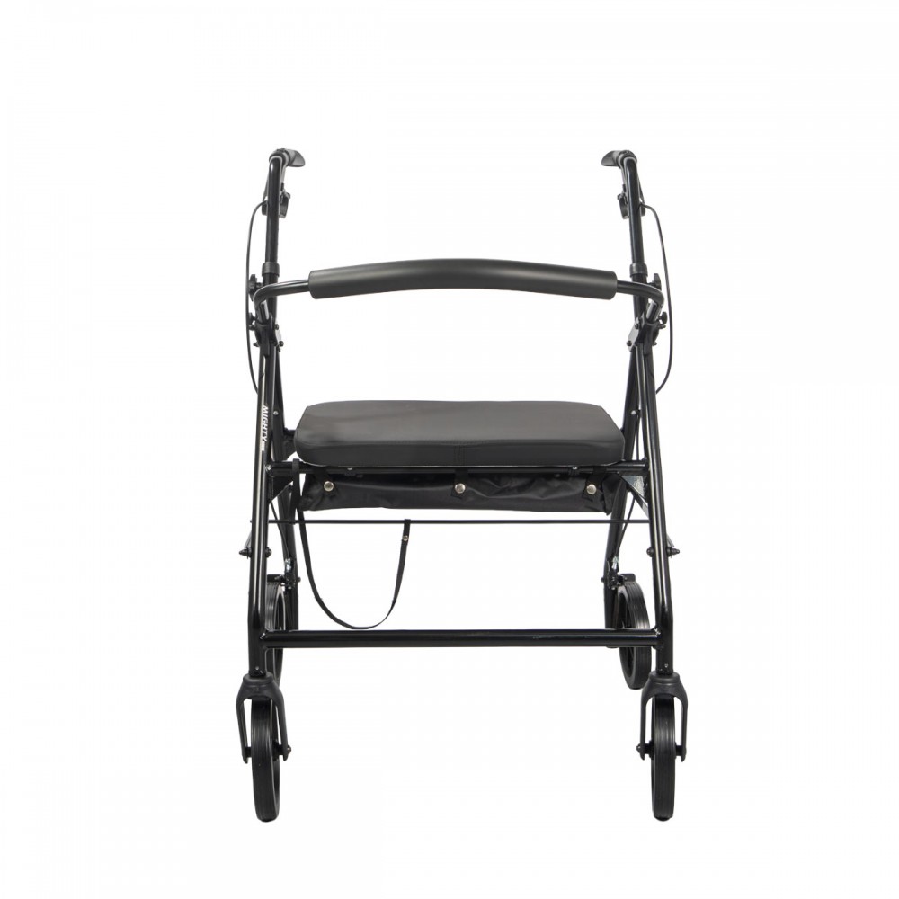 Περιπατητήρας Rollator “MIGHTY” Ενισχυμένου Σκελετού & Αντοχής. Αλουμινίου-Πτυσσόμενος. Μέγιστο Βάρος Χρήστη 180Kg. 0812215. 
