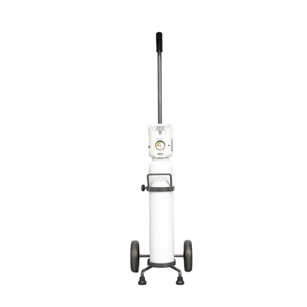 Καρότσι Μεταφοράς Φιαλών Οξυγόνου 2 & 3 Λίτρων. Αλουμινίου. Διάμετρος 12cm. 0813105. 