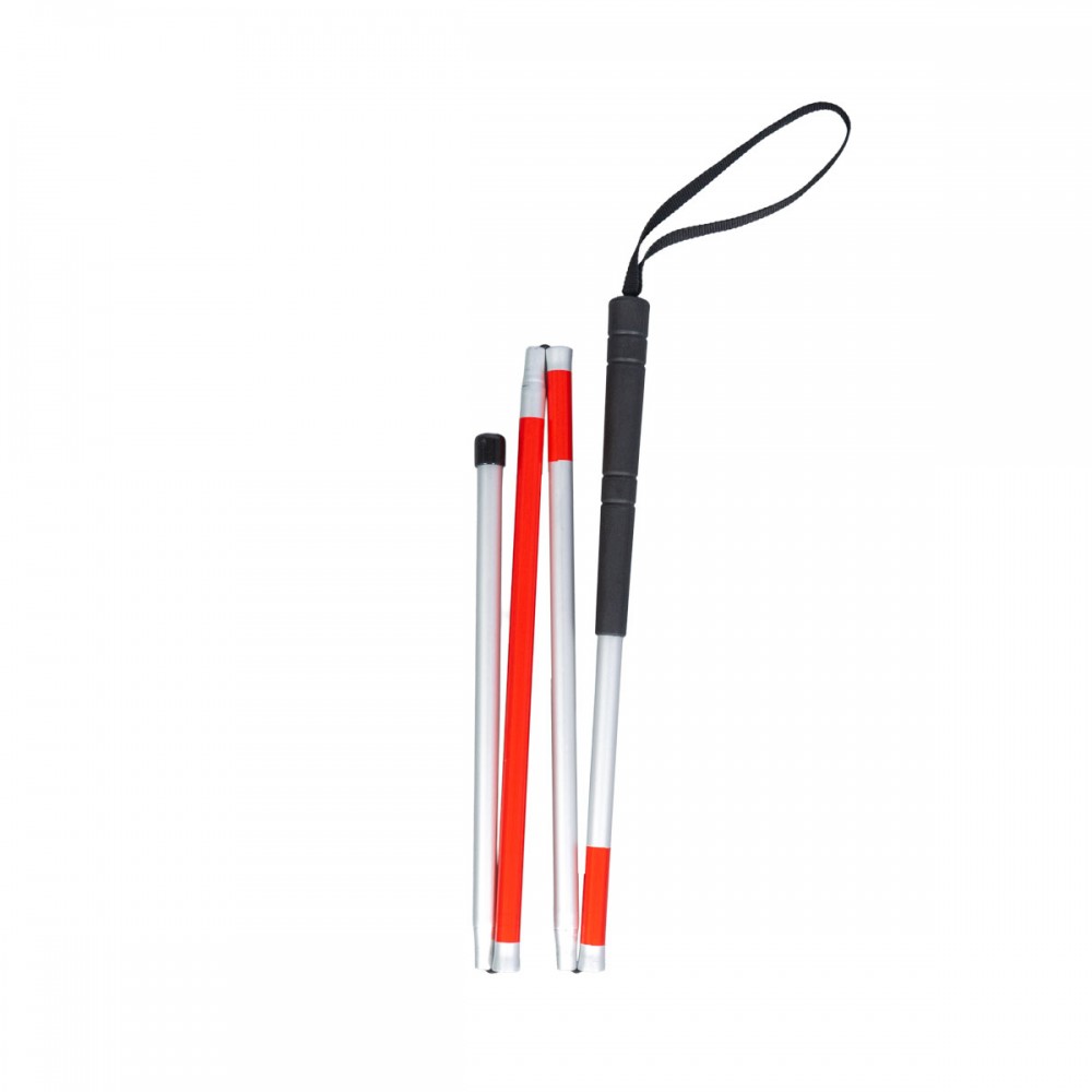 Πτυσσόμενο Μπαστούνι Τυφλών. Αλουμινίου. Μήκος 120 cm. 0813107. 