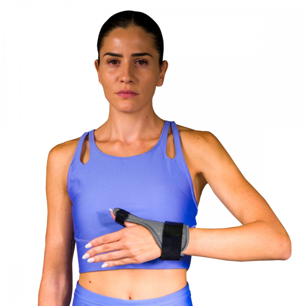 Νάρθηκας Ακινητοποίησης Αντίχειρα με Μπανέλα & Ιμάντες Velcro. Υποαλλεργικό Ύφασμα. Αμφιδέξιος. One Size. A2454. 