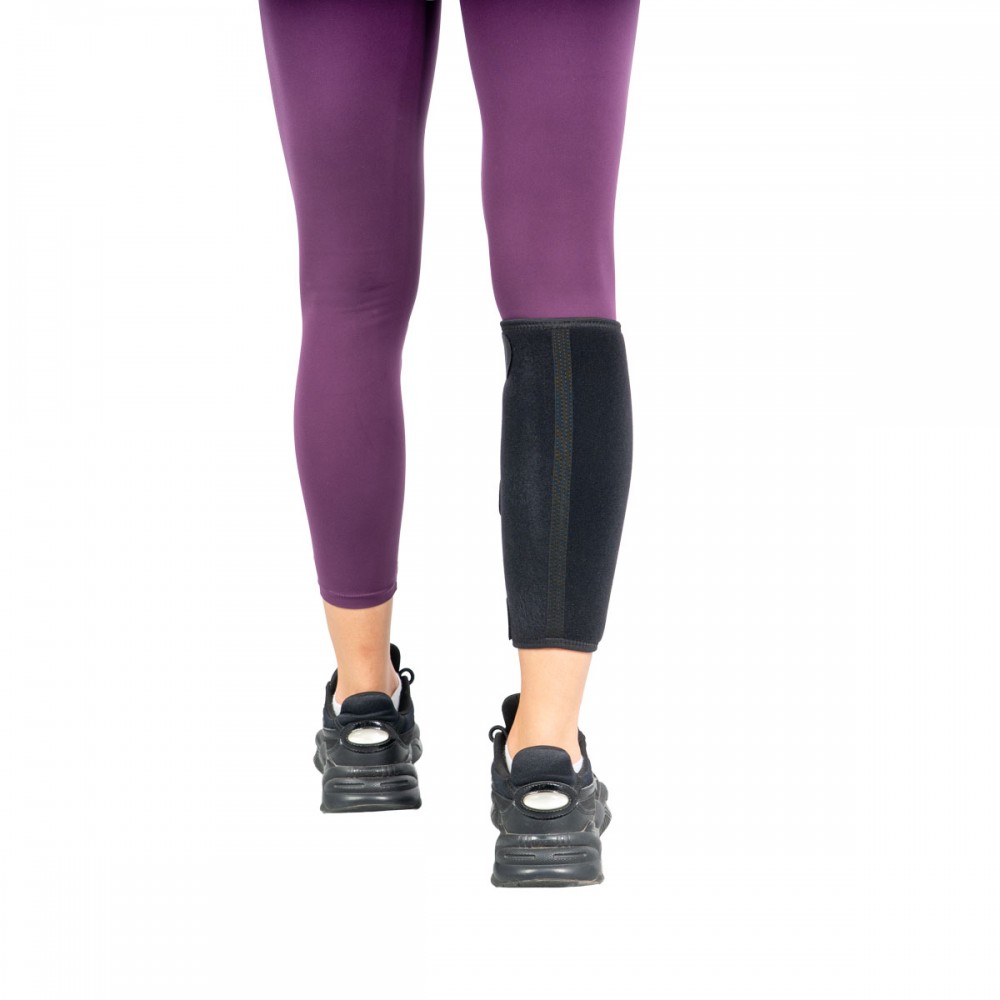 Περικνημίδα με Δέστρες Σταθεροποίησης. Αμφιδέξιο. Μαύρο. One Size. L2469.