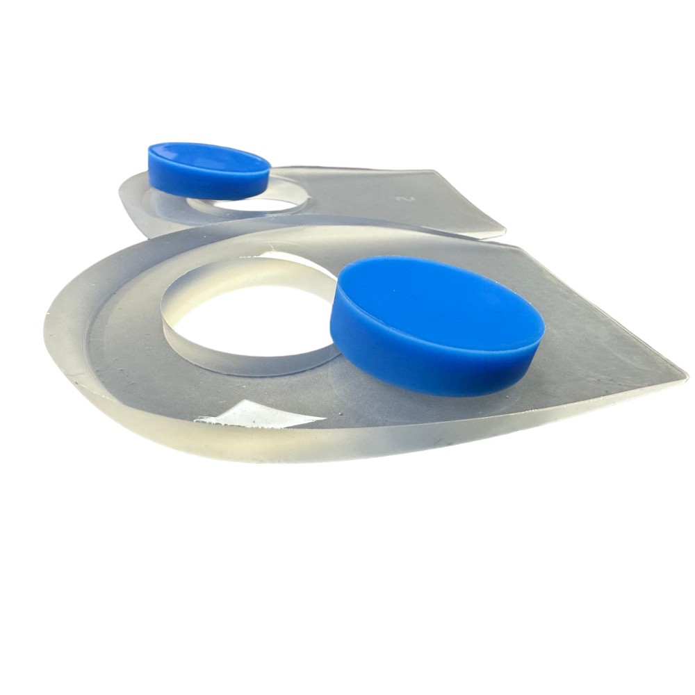 Υποπτέρνιο Σιλικόνης με Αποσπώμενη Οπή Άκανθας από Gel. Ζεύγος. L2496.