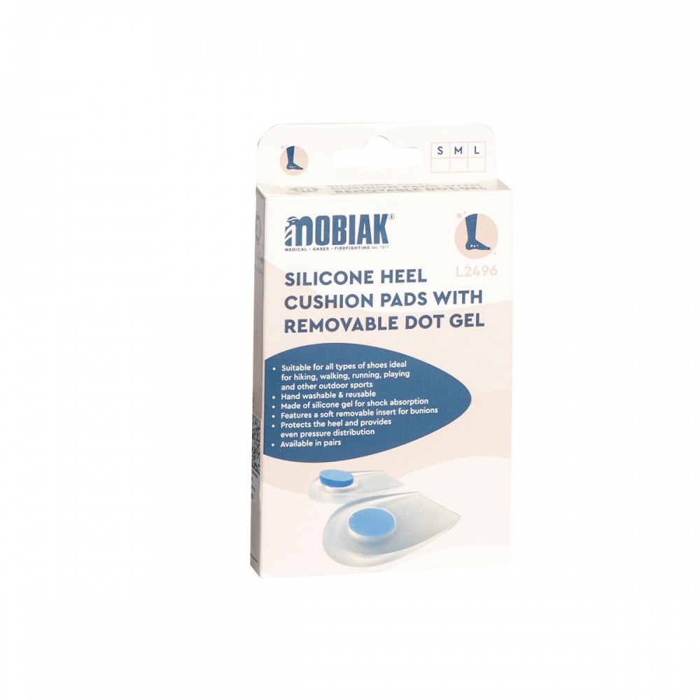 Υποπτέρνιο Σιλικόνης με Αποσπώμενη Οπή Άκανθας από Gel. Ζεύγος. L2496.