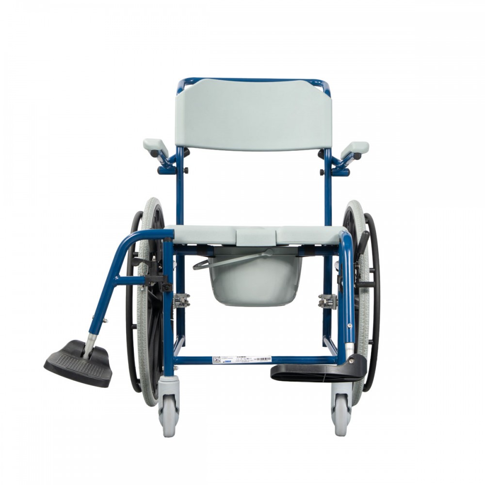 Αναπηρικό Αμαξίδιο Αλουμινίου με Δοχείο Τουαλέτας “RHINO” Τροχοί 24’’. Κάθισμα 47cm. 0815018.