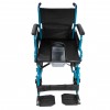 Αναπηρικό Αμαξίδιο με Δοχείο Τουαλέτας “AEGEUS”. Οπίσθιοι Τροχοί 12’’. Κάθισμα 44cm. 0815020.