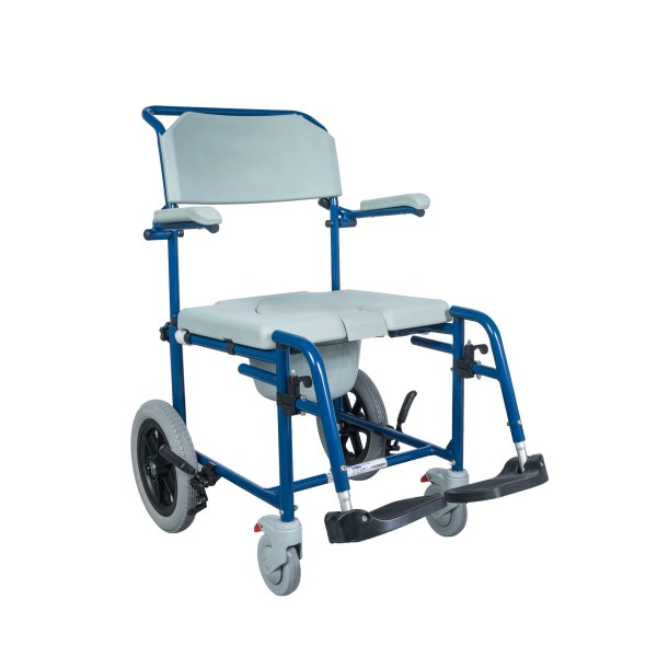 Αναπηρικό Αμαξίδιο-Καρέκλα με Δοχείο Τουαλέτα RHINO. Πλάτος Καθίσματος 47cm. Τροχοί 12''. 0815021.