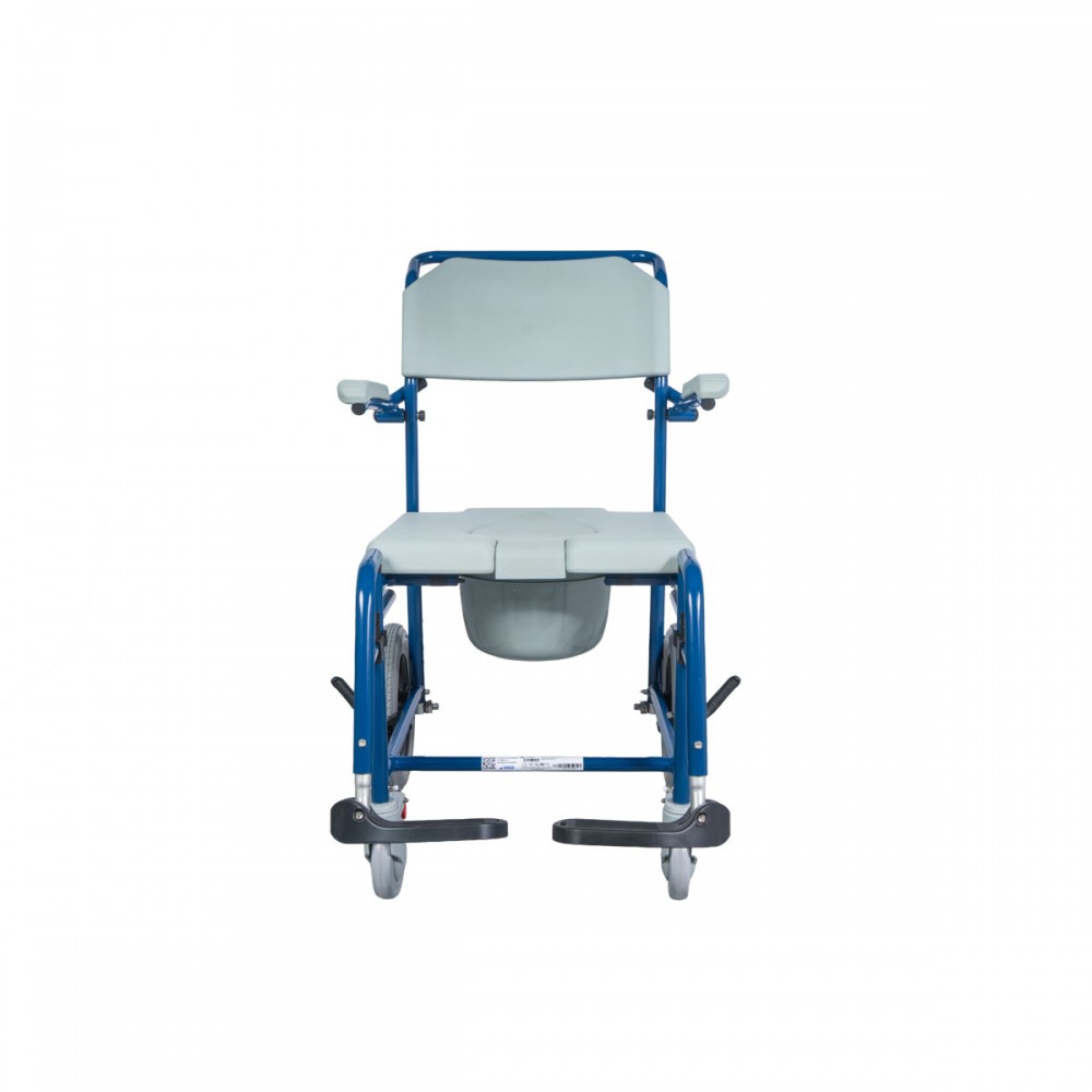 Αναπηρικό Αμαξίδιο-Καρέκλα με Δοχείο Τουαλέτα RHINO. Πλάτος Καθίσματος 47cm. Τροχοί 12''. 0815021.