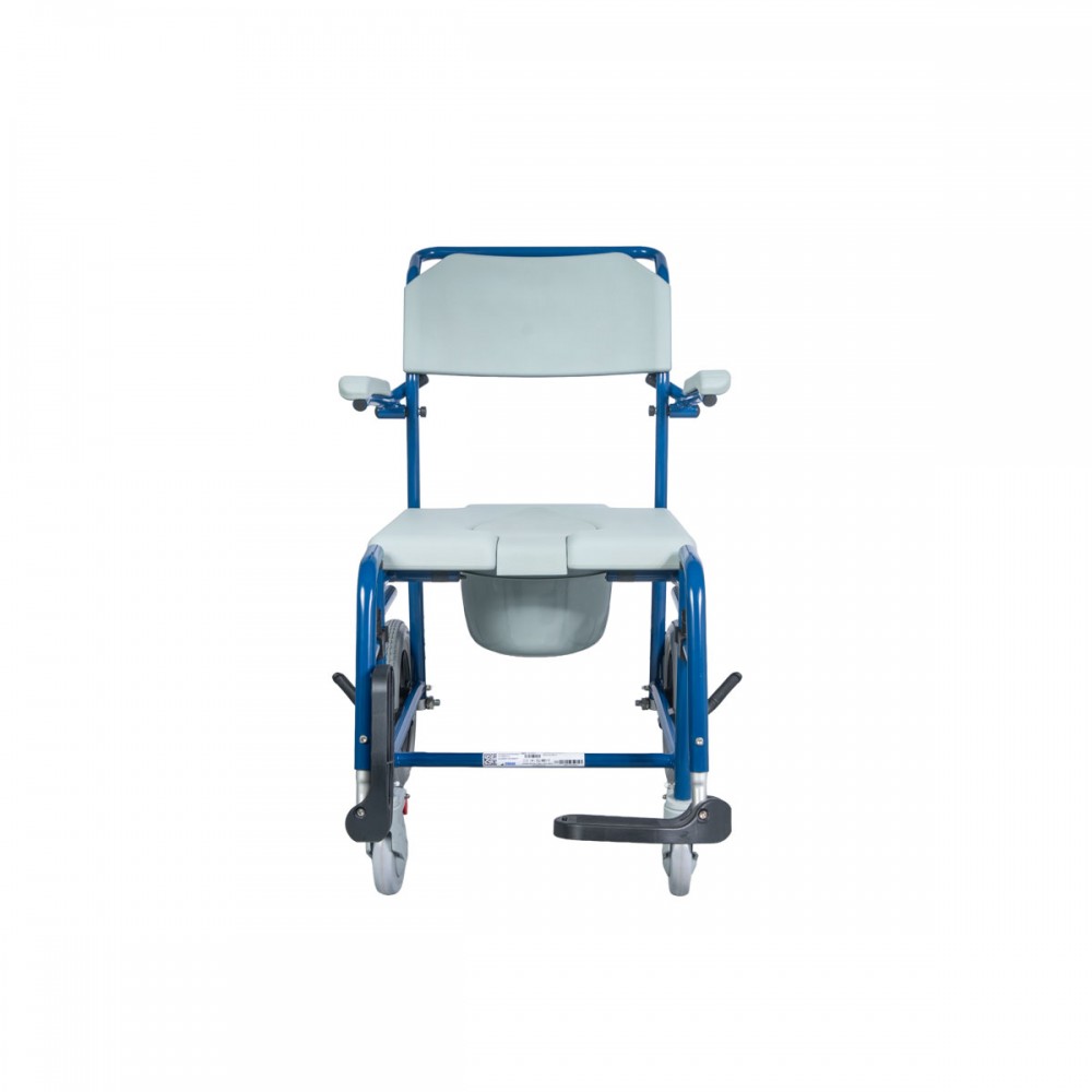 Αναπηρικό Αμαξίδιο-Καρέκλα με Δοχείο Τουαλέτα RHINO. Πλάτος Καθίσματος 47cm. Τροχοί 12''. 0815021.