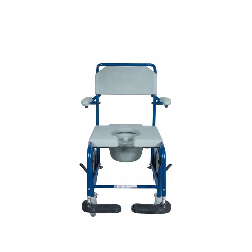 Αναπηρικό Αμαξίδιο-Καρέκλα με Δοχείο Τουαλέτα RHINO. Πλάτος Καθίσματος 47cm. Τροχοί 12''. 0815021.