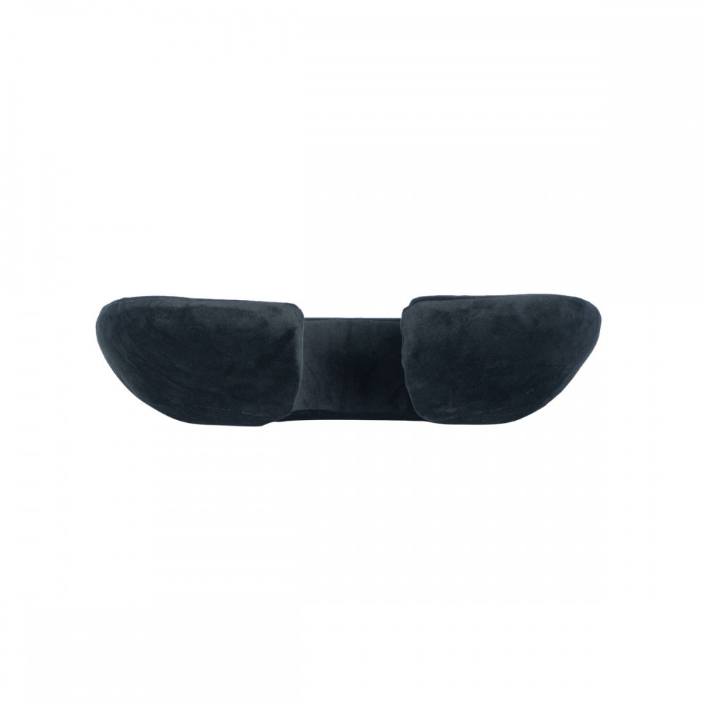 Μαξιλάρι Κόκκυγα "PREMIUM" Memory Foam με Αφαιρούμενη Εγκοπή U. 45x43x12cm. Μαύρο. 0815765. 