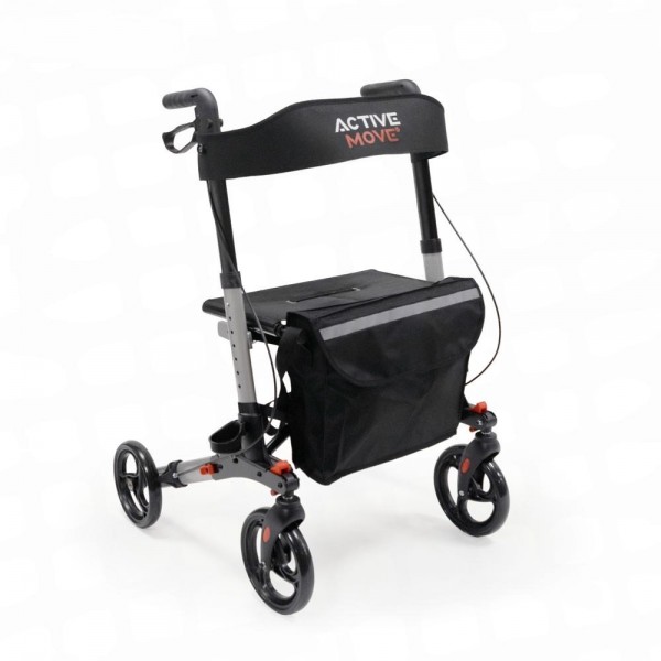 Περιπατητήρας Rollator ACTIVE MOVE. Αλουμινίου. Αναδιπλούμενος. Βάρος Χρήστη 135 Kg. Περιπατητήρας Rollator ACTIVE MOVE. Αλουμινίου. Αναδιπλούμενος. Βάρος Χρήστη 135 Kg.