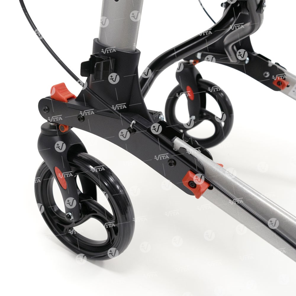 Περιπατητήρας Rollator ACTIVE MOVE. Αλουμινίου. Αναδιπλούμενος. Βάρος Χρήστη 135 Kg. 